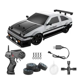 AE86 Remote Control Car Racing Vehicle Toys for Children 1 16 4WD 2.4G High Speed ​​GTR RC Electric Drift Car Children Toys Gift 240412