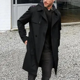 Herren Trench Coats Herren Gürtellant