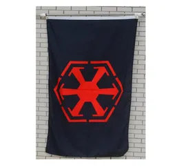 Sith Empire Flag 3x5ft Quality Hight Duty Resistant 100D Poled Poly Nylon Flag Decoration Decoration Outdoor Banners Homebts 9111608