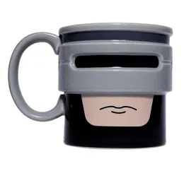 참신 Robocup Mug Ceramic Crime Fighting Tea Coffee Robocop Cup Beverages Half Man Half Mug Personality Gift6481556