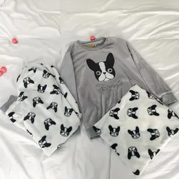 ARRILI ABBILITÀ CAMILI SET PAJAMA SET SET DI AMIMATORE ANIMALE SPESSA FRESSO PLUSH PIJAMA COSTUTTO NOTTE NOTTE NOTTE SONNA DONNA DONNE INVERNO PARJAMA