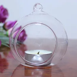 Porta di candele Porta di vetro Crystal Crystal sospesa Candlestick Romantico DECORAZIONE DELLA CENA DELLA CENA DI CENA DI CENA DELLA CAPERTA DELL'ACCHI