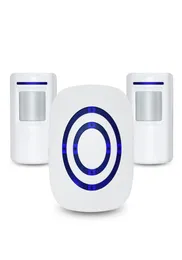 Alerta de entrada de automóveis sem fio Bohndeiny Home Security Driveway Alarme do visitante da porta de sino de sino com 1 plug -in Receiver e 1 PIR1780985