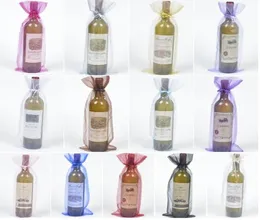 Organza Sacks Draw String Wine Bags Beutel 15x38cm Bevorzugung Taschen Seife Make -up -Sammlung Taschen2271700