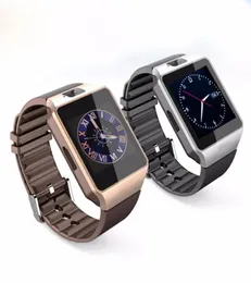 10pcs Bluetooth Smart Watch DZ09 Wrist Wrist Phone Watch Watch Relogio 2G SIM TF لـ iPhone Samsung Android SmartWATC262835