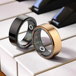 Fitness Smart Ring IP68 freqüência cardíaca à prova d'água Oximetria Medição da pressão arterial Monitoramento do sono Calorias Etapa Contagem Smartring 240415