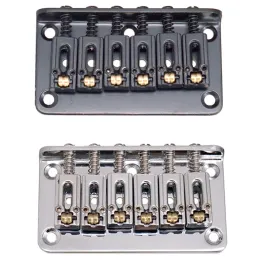Cables Hardtail Guitar Bridge Body Through For 6 String Electric Parts