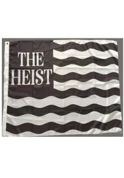 Heist Stripe 3x5ft Flags 100D Polyester Banners Outdoor Lebendige Farbe Hochqualität mit zwei Messing -Teilen4450992