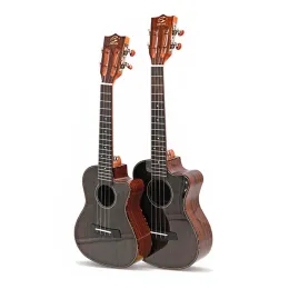 Kablolar Yeni Varış 23 İnç Gülağacı Ukulele Cilalı Köşe Konseri ukulele 4 Dizeler Küçük Gitar Mini Seyahat Hawaii Ukelele Toptan