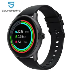 시계 SoundPeats 시계 Pro1 Smart Watch Fiess 트래커 스마트 워치가있는 심박수 모니터 인 iPhone Android 용 수면 품질 추적기