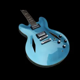 Cavi Custom Nuovo Sir Dave Grohl Hallo Hollow Electric Guitar Shipping gratuito