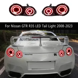 Indicatore di segnale di svolta in streamer per Nissan GTR R35 Luce di coda a LED 08-23 Valenti Freno di parcheggio inverso Luci posteriori della lampada posteriore