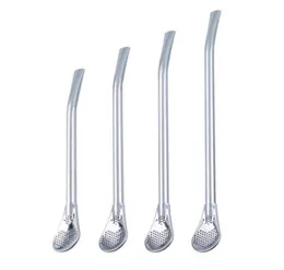 Питье соломки чайная ложка Yerba Mate Party Spoun Spoon Длинная ручка из нержавеющей стали 2pcs Смешание Bomsill Filter для 5586725