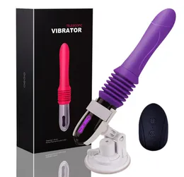 Massage upp och ner rörelse sexmaskin kvinnlig dildo vibrator kraftfull hand automatisk penis med sugkopp sexleksaker för wo5705586