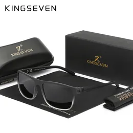 Kingseven Gradation Design Solglasögon för män Kvinnor HD Polariserade UV400 Glasögon som kör högkvalitativ antislidsportglasögon 240415