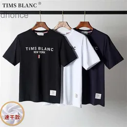 Tims Blanc Sports 및 캐주얼 쇼트 슬리브 여름 결핵 탑 느슨한 인쇄물 T-Shirt 2111S-1