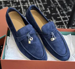 Casual Shoes Classic High Quality Flat Loafers Women Real Suede Comfort Brand Men Autumn Slip-On Walk Unisex 2024