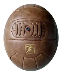 Retro -Fußbälle Originaler klassischer Fußballball -Leder -Vintage Football1131009 gut Qualitätsqualität