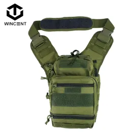 Backpacks Wincent Large Military Sling Backpack Edc Tactical Shoulder Bag Molle Army Chest Pack Waterproof Outdoor Camping Camera Pack