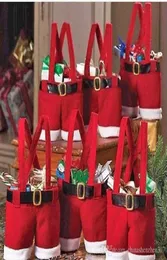 New Santa Pants Style Style Christmas Candy Gift Bag, presente de Natal 20pcs LOT9231568