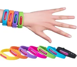 Anti -mosquito anel anel de água à prova d'água Candy Jelly Color Mosquito Repelente de Mosquito Bracelets Kids Silicone Wrist Band5847822