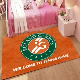 Pedler Sıcak Satış Dört Mor Tenis Turnuvası Flannel Baskılı Mat Yumuşak ve Konforlu Slip Slip Emici Ayak Mat