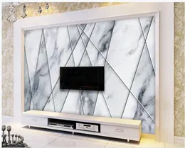 Wallpapers Wallpaper For Walls 3 D Living Room European White Marble Art Background Wall