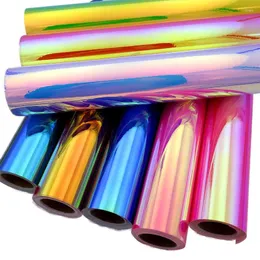 Fensteraufkleber Chamäleon Holographic Permanent Roll selbstklebende Handwerksschild machen wasserdichte Aufkleber Tasse/Glas-Aufkleber Weihnachtskarte DIY