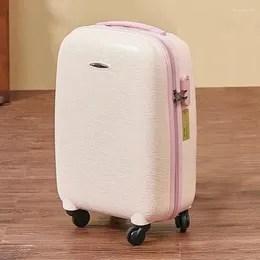 Valigie valigie per bagagli a rotazione leggera Valuta da viaggio 18 Boarding Box Trunk UNISEX Studente Case di carrello di grande capacità Vuota universale