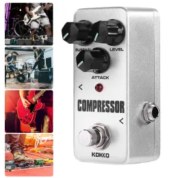 Guitar Guitar Bass Efeitos de pedal compressor Bloco de compressão 9V Adaptador Pedal Pedal Supply Guitar Acessórios