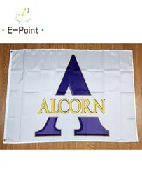 Alcorn State Braves bayrağı 3*5ft (90cm*150cm) polyester bayrak afişini uçan ev bahçe bayrağı şenlikli hediyeler 3281721
