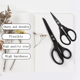 Badminton Youpin Huohou 2pcs Titaniumplated Scissors Black Sharp Sets Sewing Thread Antirust Pruning Scissor Leaves Trimmer Tools E20