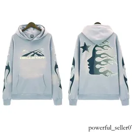 Tasarımcı Hellstar Hoodie Mens Hoodies Hellstars Amerikan Günlük Pantolon Trailtsuits Hooded Sweatshirt Kadın Tişört