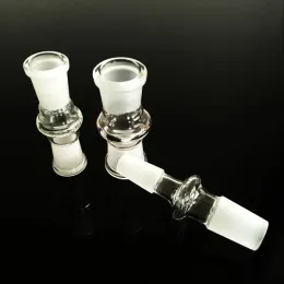 glass drop down adapter wholesale adapters for bongs 18 mm to 14 mm with male female grinding mouth clear joint hotest glass adapter ZZ