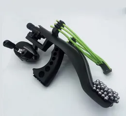 Flings Laser Catapult Great potente pesca da caccia per la pesca da esterno tubo di elastico per esterni in pelle con catapulta catapulta tattica professionale DI2780045