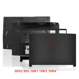 إطارات كمبيوتر محمول جديد لـ MSI GF63 MS16R1 16R3 16R4 LCD العلوي العلوي/حالة الإطار الأمامي/القاعدة السفلية/القاعدة السفلية