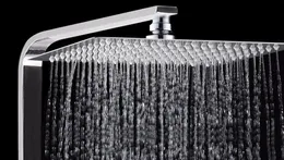 2mm Thin 12 Inch Square Rotatable Bathroom Rainfall Showerhead Super Pressurized Square Top Spray Shower Head Chrome Finish3513388