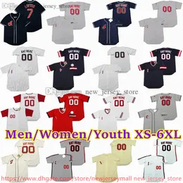 Custom XS-6XL Movie REMBAÇÃO DE BASEBOL Jersey 21 Rocky Colavito 19 Bob Feller Omar Vizquel Jim Thome Kenny Lofton Roger Dorn Francisco Lindor Lou Boudreau Jerseys