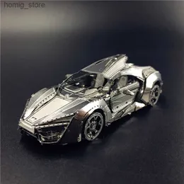 3D Puzzles IronStar Sliver Stainless 3D Modelo de metal Modelo HyperSport Racing CarOsply Model DIY 3D Brinquedos de quebra