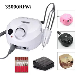 2024 35000 RPM RPM ELECTRILH Drill Drill Machine Mill Cutters para manicure Dicas de unhas Manicure Pedicure Pedicure File "Para unhas elétricas