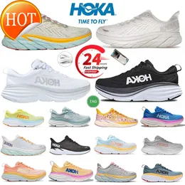 Hokas Hoka One Clifton 9 Cliftons 8 Running Shoes Sports Mist Mist Black White Carbo X2 Free People Designer Athletic Laadging Walking Mens Women Sneakers Sneakers