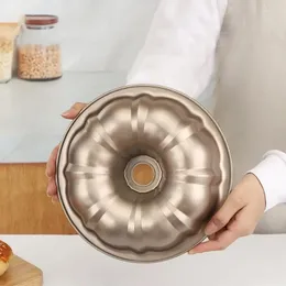 Stampi da forno mantenendo la torta scanalata in silicone - rotondo stampo profondo Bundt antiaderente a forma di panetta da forno a forma di zucca