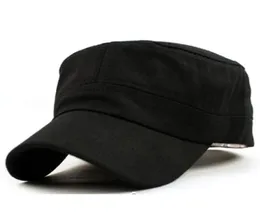 1PC Fashion Men Women wielokolorowe unisex regulowany klasyczny styl zwykły płaski vintage army kapelusz kadet cat11529709