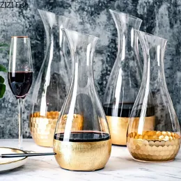 LeadFree Crystal Glass Bottle Decanter Europeanstyle Hushåll Vin Brandy Champagne Dispenser Creative Set 240415