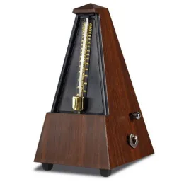 Kablolar vintage kule tipi gitar metronome zil yüzüğü piyano keman ritmi mekanik sarkık metronom