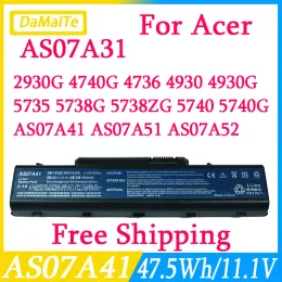 バッテリーAS07A31 AS07A71 ACER Aspire 2930 2930G 4710 4740G 4736 4930 4930G 5735 5738G 5738ZG 5740 5740G AS07A41