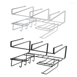 Kök förvaring multifunktionell arrangör rymdsparare hyllor skåp hängande korg droppar