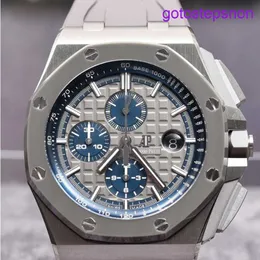 Orologio da polso AP di Higchend Royal Oak Offshore Serie 26400IO OO.Mens in lega di titanio Mens Fashion Sports sport orologio da polso trasparente