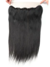 10A 스트레이트 레이스 전면 부분 134 Remy Human Hair Ear to Eor 13x4 Closure Brazilian Peruvian Malaysian Indian 820inch278890