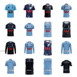 2023 NSW långärmad bluesstat av ursprung Jersey Training/Alternate/Singlet Rugby Jersey